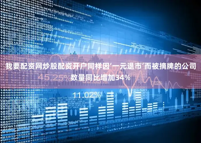 我要配资网炒股配资开户同样因‘一元退市’而被摘牌的公司数量同比增加34%