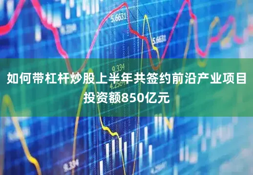 如何带杠杆炒股上半年共签约前沿产业项目投资额850亿元