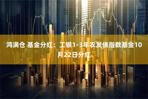 鸿满仓 基金分红：工银1-3年农发债指数基金10月22日分红