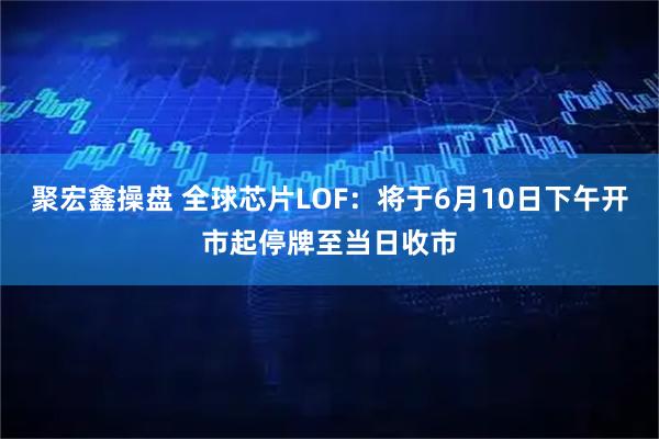 聚宏鑫操盘 全球芯片LOF：将于6月10日下午开市起停牌至当日收市