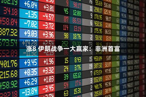 涨8 伊朗战争一大赢家：非洲首富
